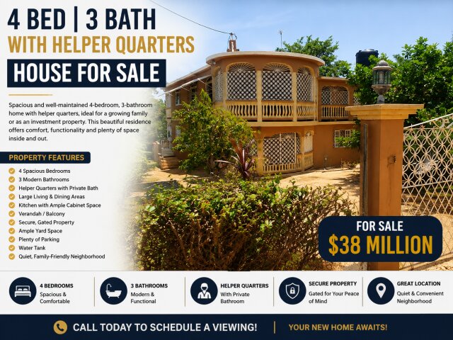 4 Bedrooms 3 Baths House In Lilliput $38 Million