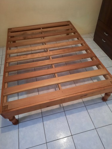 Wooden Double Bed Base