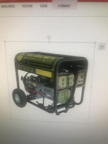 Gasoline700 Generator With On/Off Switch