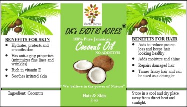 Natural Oils For Hair & Skin Care  