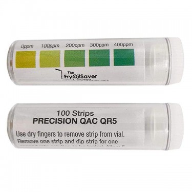 FryOilSaver Quaternary Ammonium Sanitizer QR5 Test