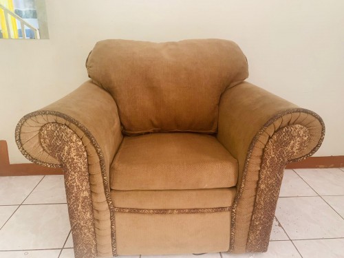 3 Piece Sofa (2 Single Seater And 1double Seat)
