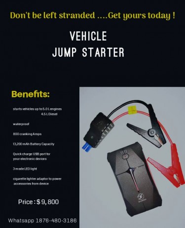 Battery Starter Packs And Tyre Inflator/ Pumps 