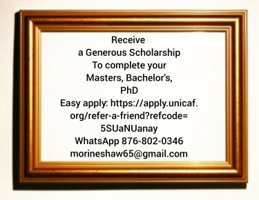 RECEIVE A GENEROUS SCHOLARSHIP TO DO A DEGREE 