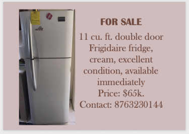 Frigidaire Fridge For Sale