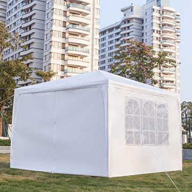 Outdoor Gazebo Tent With Removable Curtains 10/10