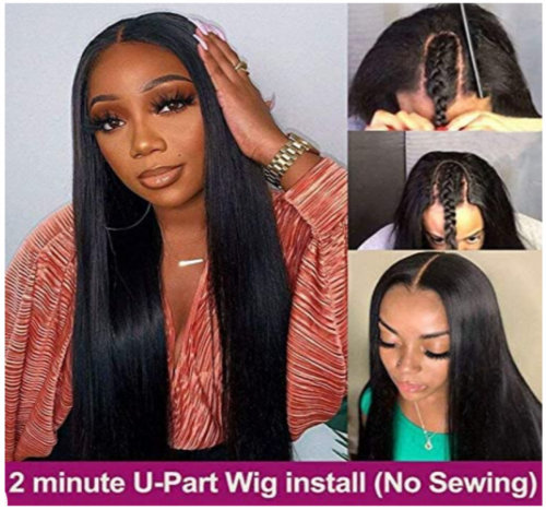 18 Inch Upart Wig, 100% Human Hair. Free Delivery.