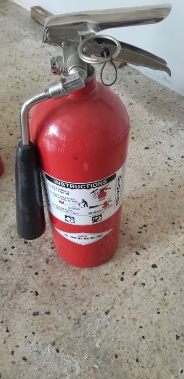 Two Charged Fire Extinguishers (price For Both)