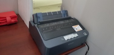 LX350 Epson Printer & 1 Box 2 Ply Printing Paper