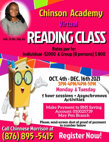 Chinson Academy Online Reading Class