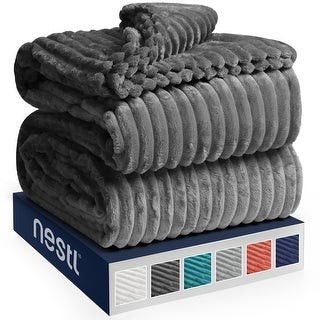  Lightweight Super Soft Fuzzy Luxury Bed Blanket 
