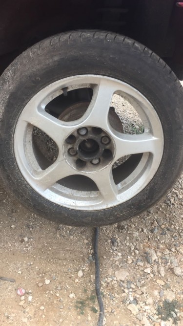 15 Inch Rims With Fairly New Tyres