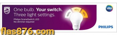 Philips 9w 3 Setting SceneSwitch Energy Saving LED