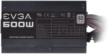 EVGA 600W 80 Plus Certified 100-W1-0600-K1