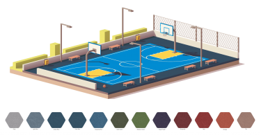 Basketball Surfaces For Indoors & Outdoors