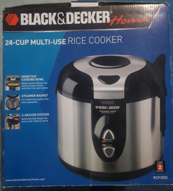 Black And Decker Stainless Steel Rice Cooker