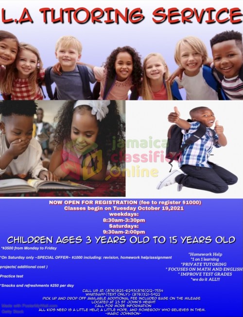 L.A Tutoring Service  Limited Spaces Available