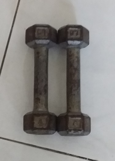 For Sale (2) 4 Lbs Weights & (2) 25lbs Weights