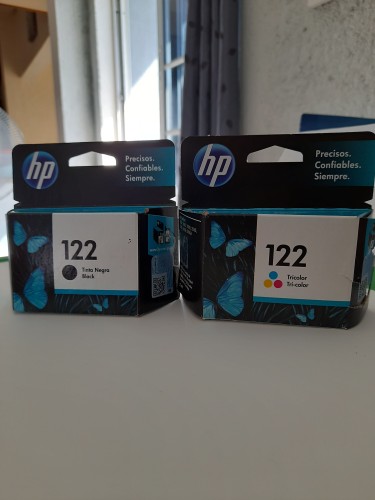 Hp 122 Ink Cartridges, Black & Color