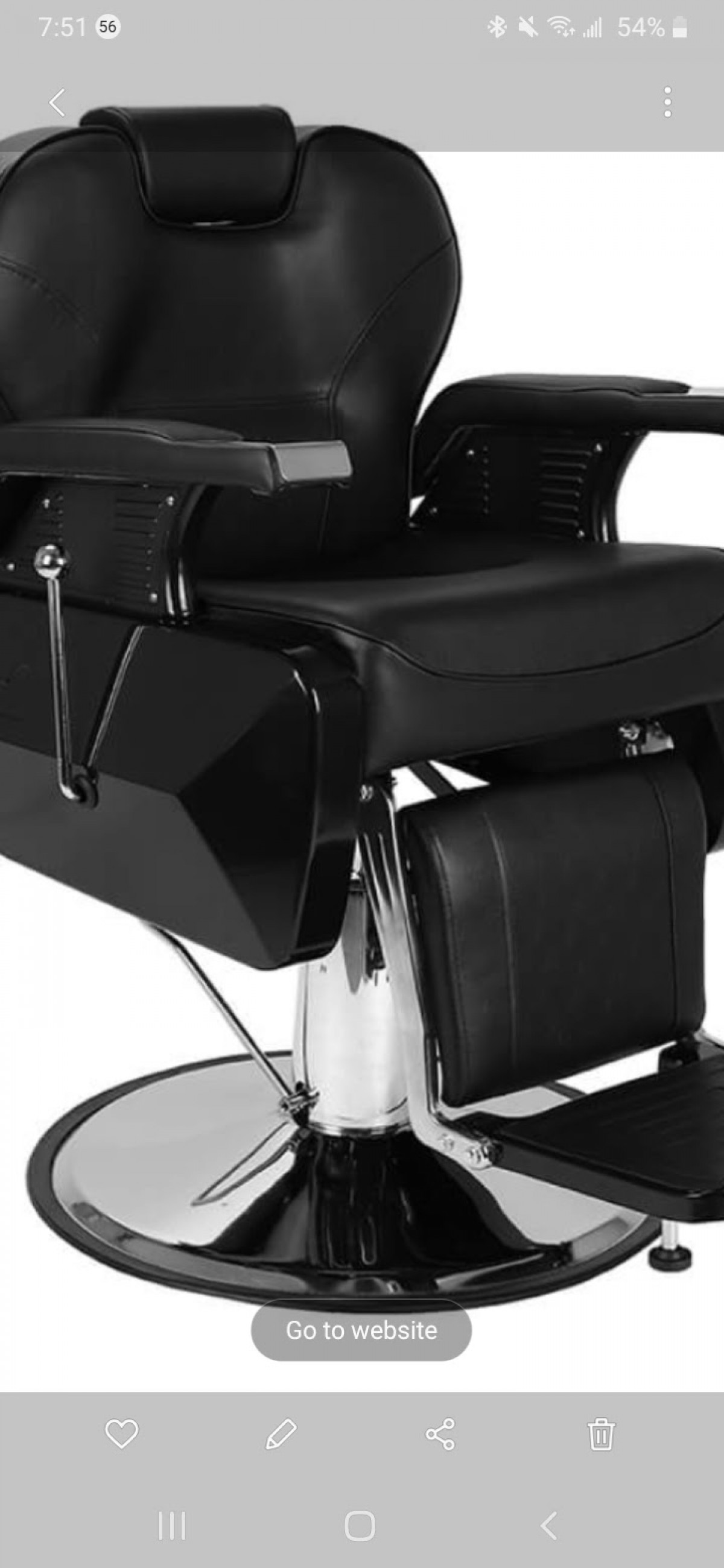 Barber Chair for sale in Grange Hill Westmoreland - Furniture