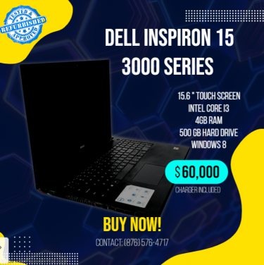 DELL INSPIRON15  LAPTOP (3000 Series) Refurbished