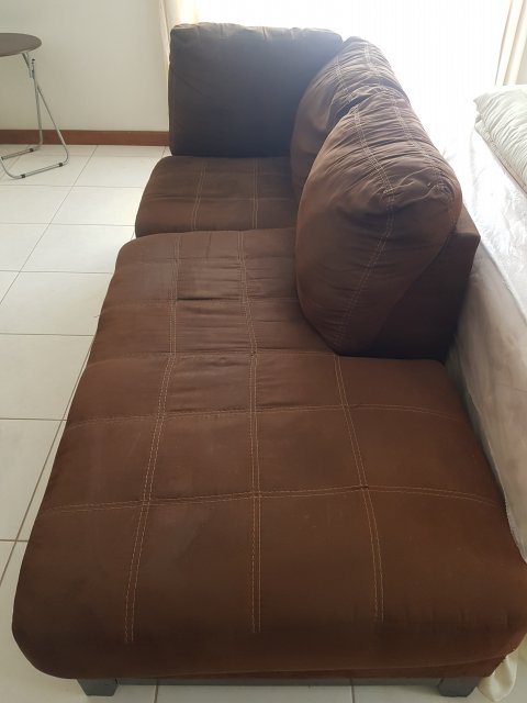 1 Pc Living Room Couch - Dark Brown