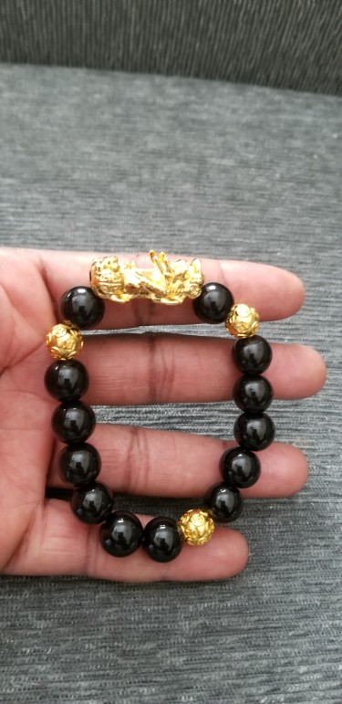 Feng Shui Black Obsidian Good Luck Bracelets 