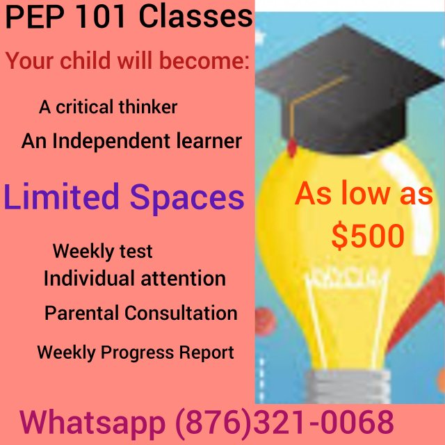 PEP Booster Classes