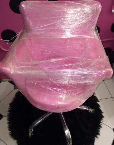 Pink Crown Chair 