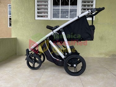 Phil & Teds Double Stroller And All Terrain Wheels