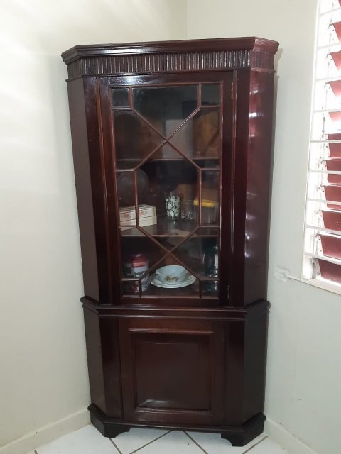 Antique Furniture Including Mahogany Cabinet