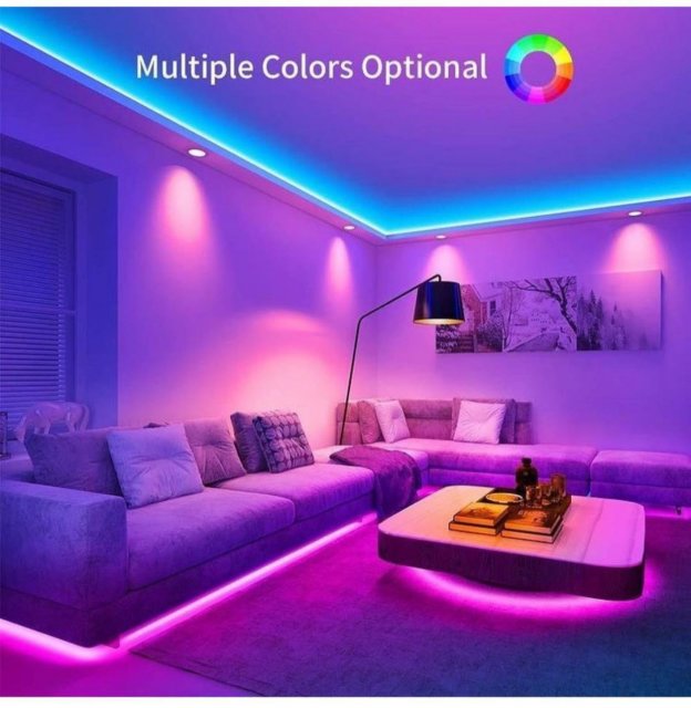 Multi-color LED Strip Light With Remote