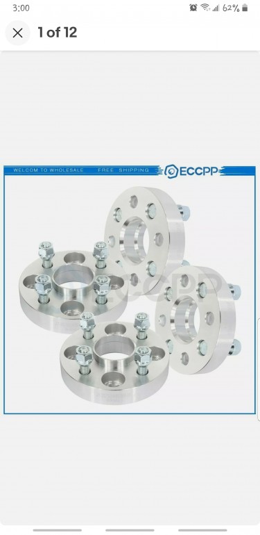 1 Inche Hub Centric Wheel Spacers
