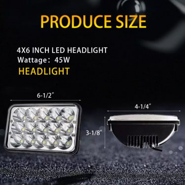 4x6 Truck Headlights 