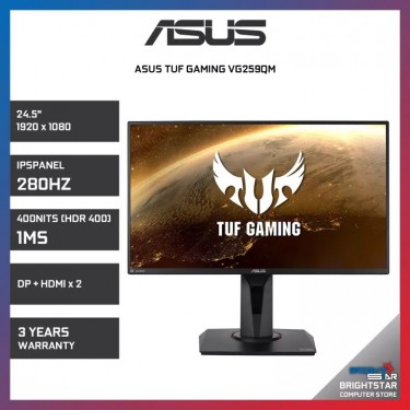 ASUS TUF Gaming VG259QM 24.5” Monitor, 1080P 280hz