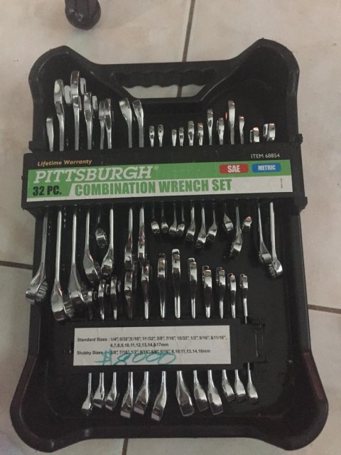 32pcs Combination Wrench Set