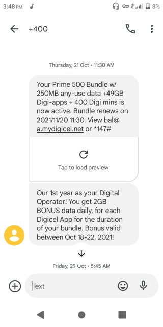 $1000 For Unlimited Data Plan Digicel