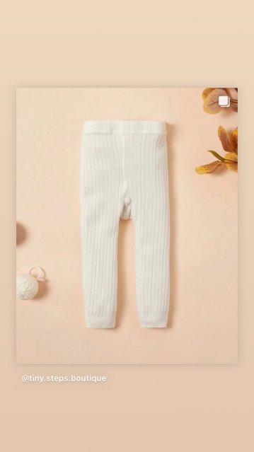 Solid Thick Cotton Leggings