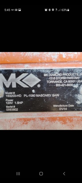 Mk Wet Tile And Stone Cutter