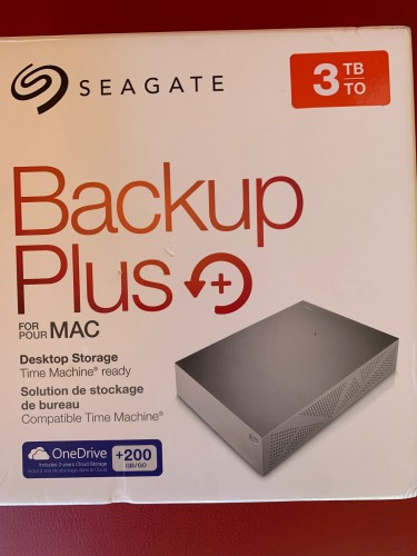 Open Box 3TB Seagate External Backup Plus Hard Dri