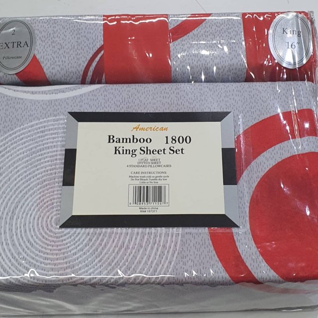SHEET SETS ...DOUBLE QUEEN KING(4 Pillow Cases)