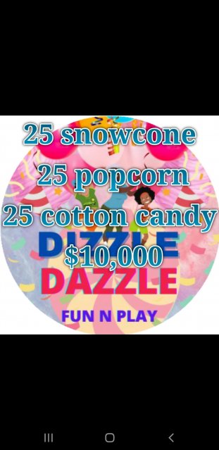 Dizzle Dazzle Fun N Play Party/ Event Supplies