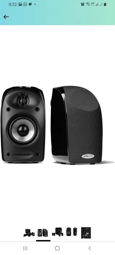 Polk Tl1600 5.1 Channel Home Theater Speakers 