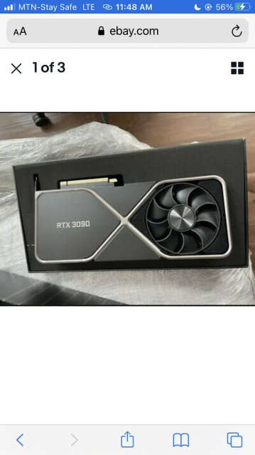 NVIDIA GEFORCE RTX 3090 FOUNDERS EDITION