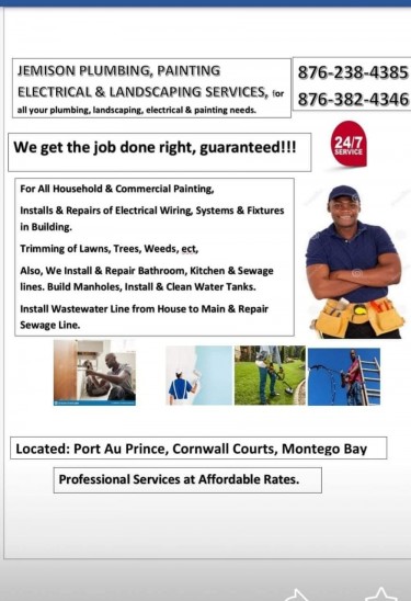 Plumbing, Painting, Landscaping & Electrical Needs