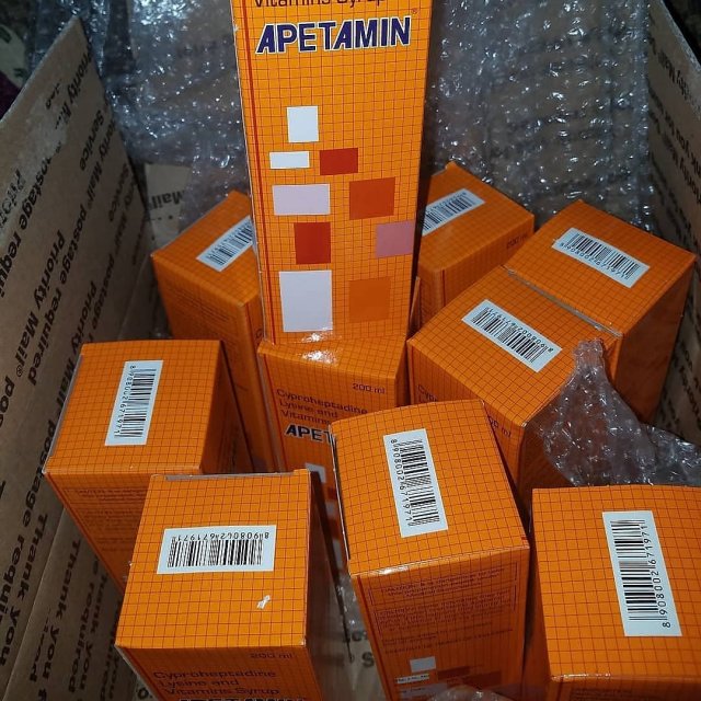 Apetamin Syrups Now Available