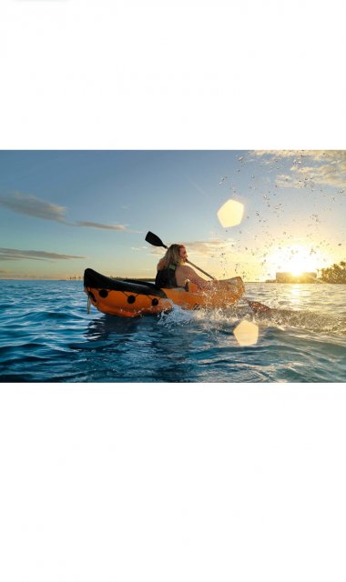 2 Person Kayak Pump Inc Paddle Inc 350lb Cap