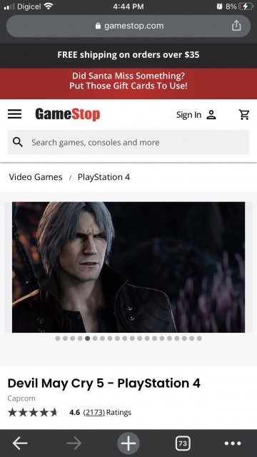 Devil May Cry5 Ps4
