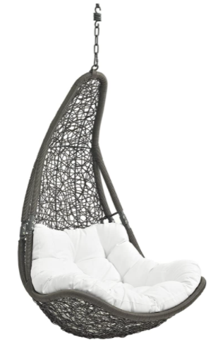 Modway Outdoor Patio Porch Lounge Swing Chair