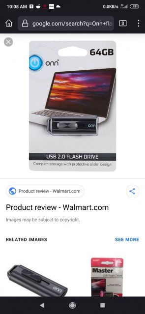 64gb Onn Walmart Flash Drive